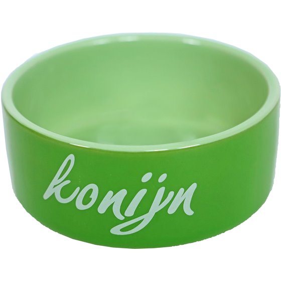 Boon konijnen eetbak steen groen - 11,5 x 11,5 x 5cm