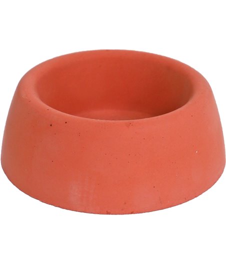 Boon konijnen eetbak beton rond - 12 x 12 x 4cm