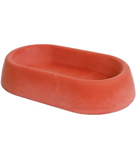 Boon konijnen eetbak beton ovaal - 21 x 12 x 4cm