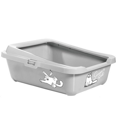 Simons cat lage kattenbak met rand 43 x 32 x 16 cm