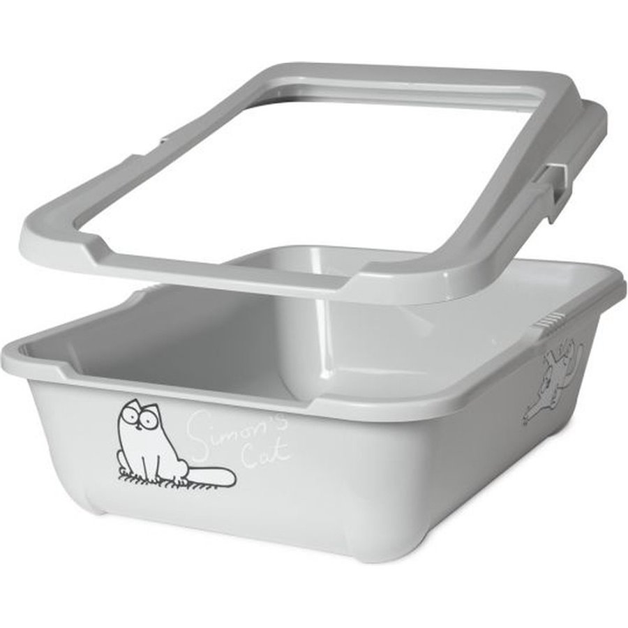 Simons cat lage kattenbak met rand 43 x 32 x 16 cm