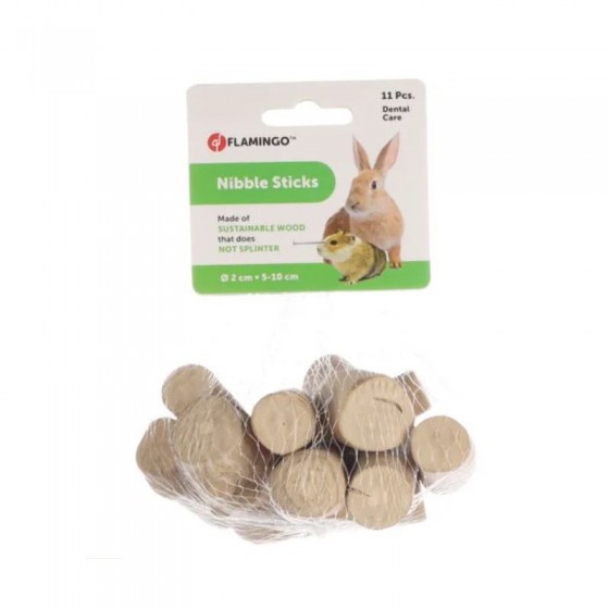 Flamingo knabbelhoutjes / knaaghout kafo