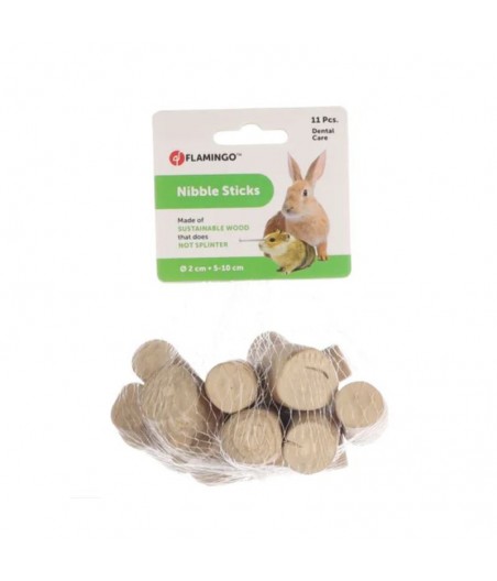 Flamingo knabbelhoutjes / knaaghout kafo