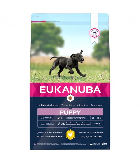 Eukanuba Dog Puppy & Junior - Large Breed - Chicken - 3 kg