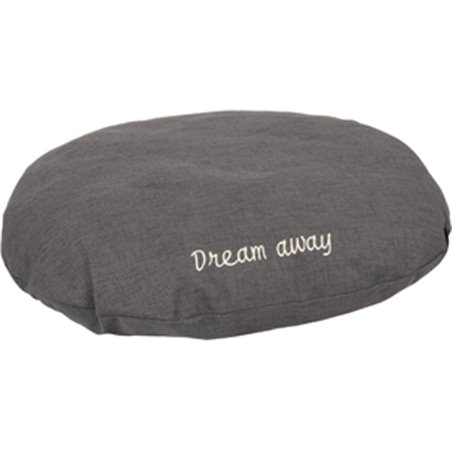 Kussen dream away ovaal grijs 70x56