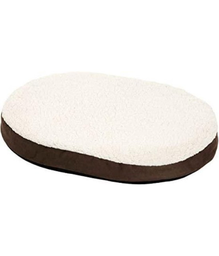 Flamingo kussen orthopedisch ovaal - bruin - 55x40x7cm