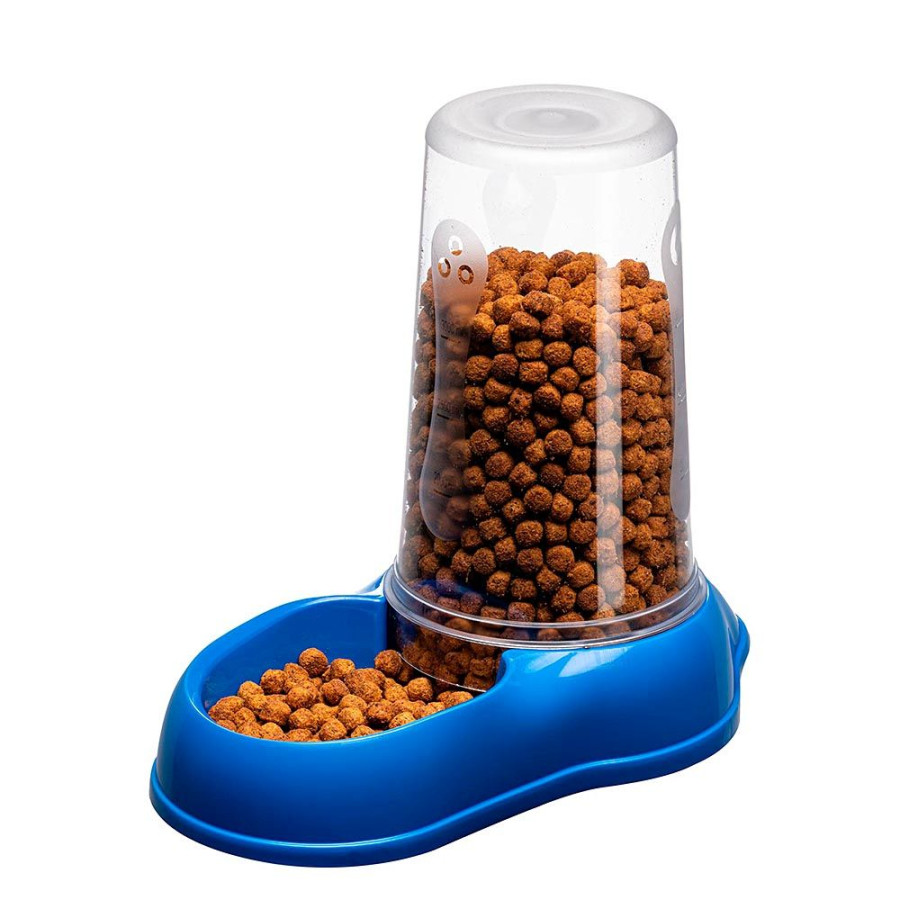 Ferplast dispencer voor voer of water azimut 1500 - 16,5x25x24,5cm - 1,5l | worldofanimals.nl heeft het!