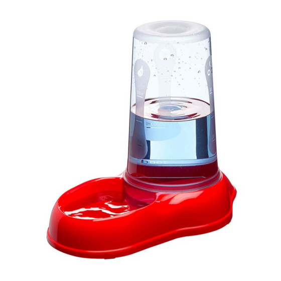 Ferplast dispencer voor voer of water azimut 1500 - 16,5x25x24,5cm - 1,5l | worldofanimals.nl heeft het!