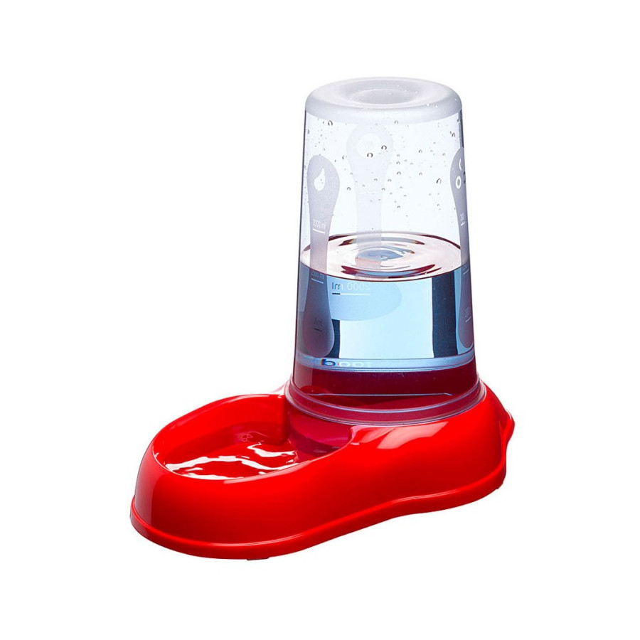 Ferplast dispencer voor voer of water azimut 1500 - 16,5x25x24,5cm - 1,5l | worldofanimals.nl heeft het!