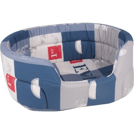 Hondenmand edition ovaal met instap (60x48x21cm/2,5cm)