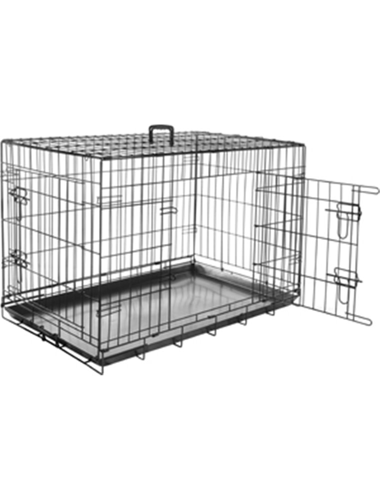 Draadkooi keo zwart l 57x93x62cm