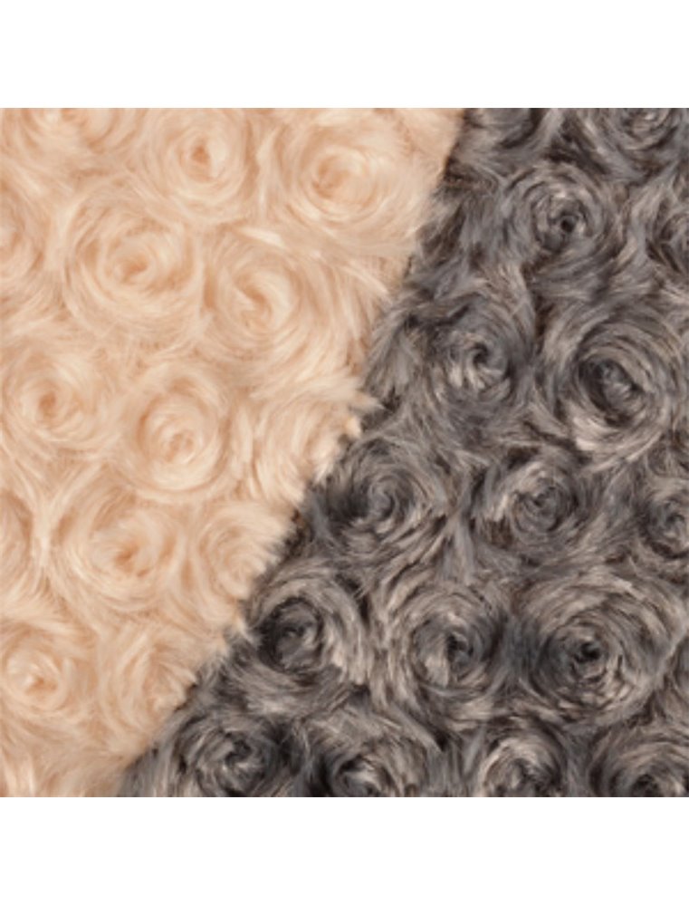 Mand cuddly rond grijs dia. 50x18cm