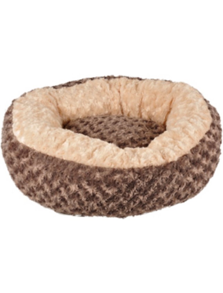 Mand cuddly rond taupe dia. 70x18cm
