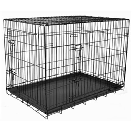 Hondenbench keo zwart xxl 76x120x82cm 