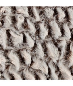 Mand snoozzy rechthoekig grijs/ zwart 50x40x15cm