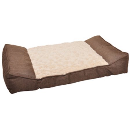 Kussen bernina rechthoekig bruin 105x60x16cm