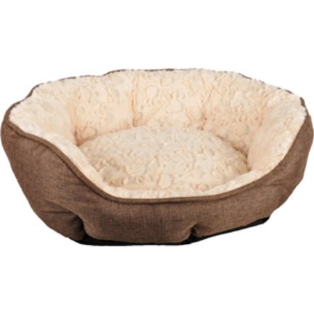 Mand bernina achthoekig bruin 76x55x22cm-8cm