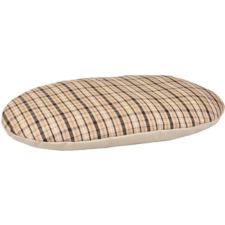 Kussen ovaal+rits ness 80cm beige 