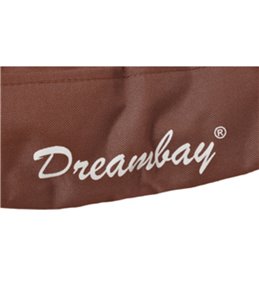 Kussen dreambay ovaal bruin 100x75x 15cm