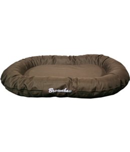 Kussen dreambay ovaal bruin 120x90x 16cm
