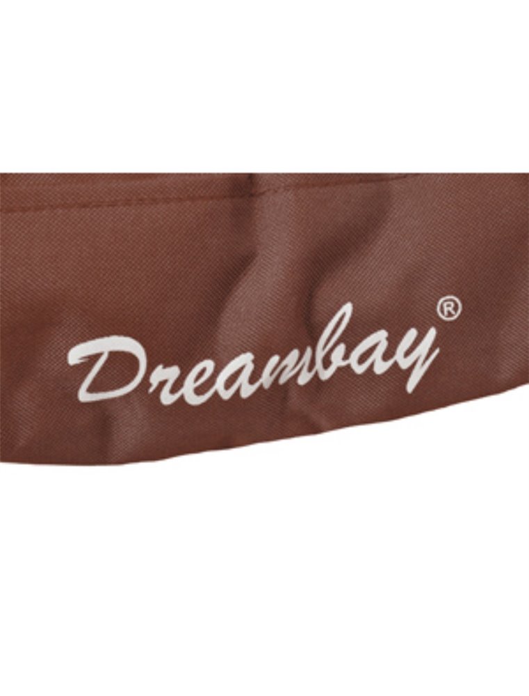 Kussen dreambay ovaal bruin 120x90x 16cm