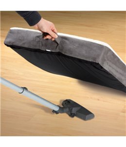 Kussen ortho rechth. grijs 72x50x10