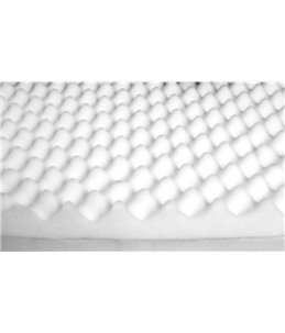 Bed ortho ovaal grijs 72x50x20