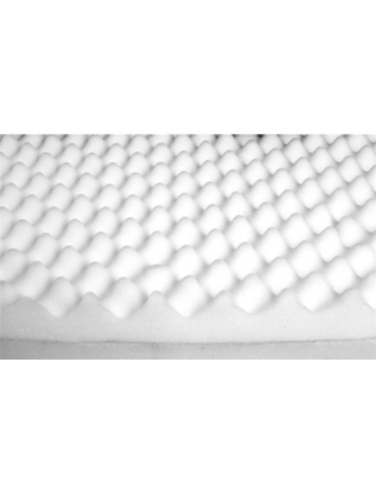 Bed ortho ovaal grijs 100x65x24