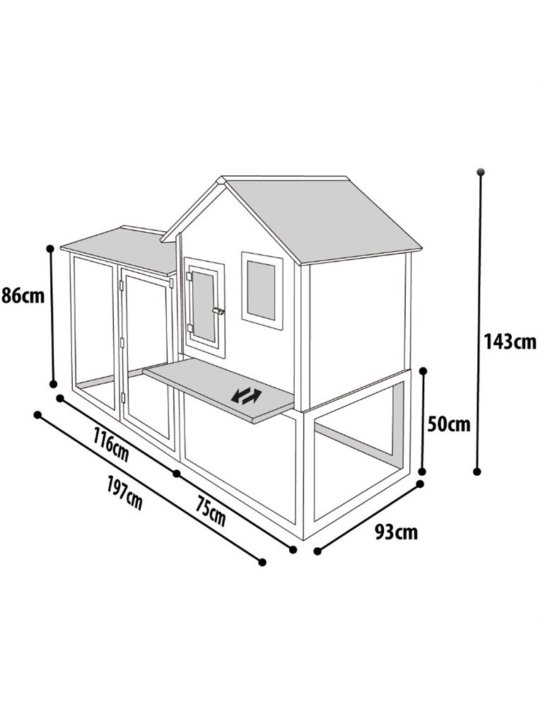 Kippenhok calimero - cottage
