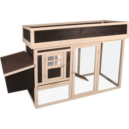 Kippenhok flora 168x65x106