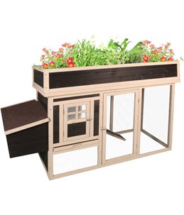 Kippenhok flora 168x65x106