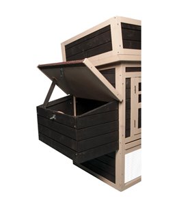 Kippenhok flora 168x65x106