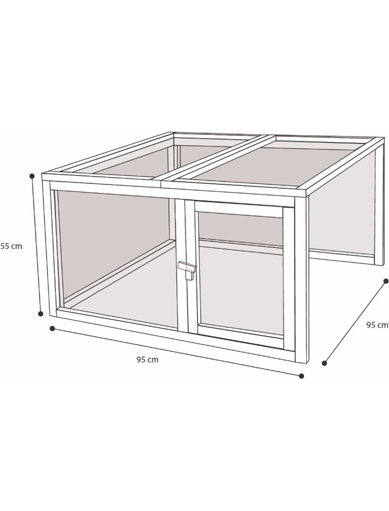 Ren yandan 95x95x55cm