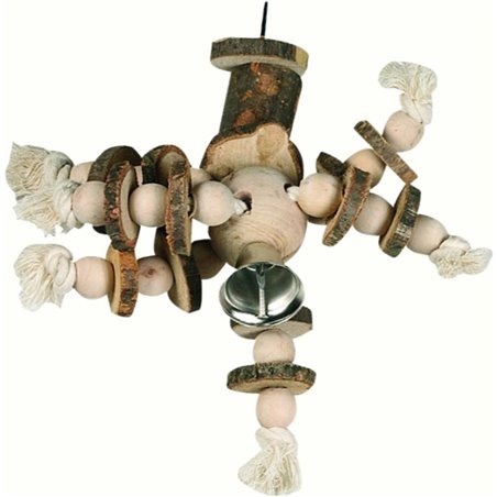 Kooihanger hout met grote bel 