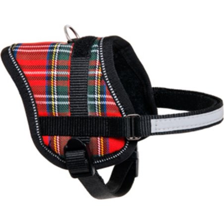 Eeny meeny hondentuig rood-wit 31-40cm 15mm 