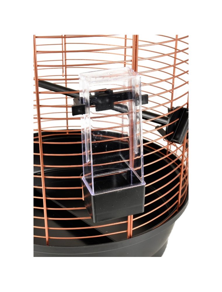 Parkietenkooi sanna 2 koper 34x34x67cm