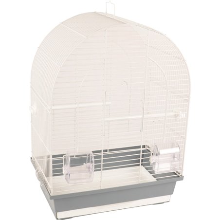 Parkietenkooi klara 1 wit 39x25x53 cm