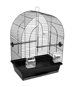 Parkietenkooi klara 1 zwart 39x25x53cm