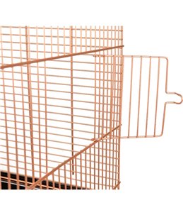 Parkietenkooi klara 2 koper 45x28x62,5cm