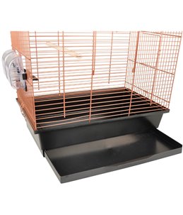 Parkietenkooi klara 2 koper 45x28x62,5cm