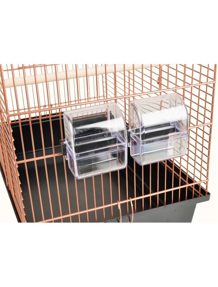 Parkietenkooi klara 2 koper 45x28x62,5cm