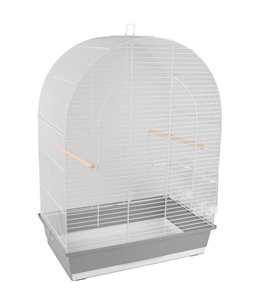 Parkietenkooi klara 3 wit 54x34x74,5cm