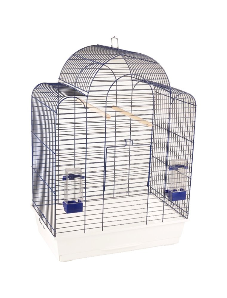 Parkietenkooi runa blauw 54x34x74,5 cm