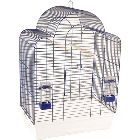 Parkietenkooi runa blauw 54x34x74,5 cm