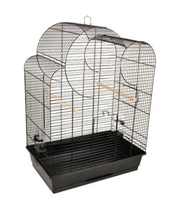 Parkietenkooi wammer 1 zwart 54x34x75cm