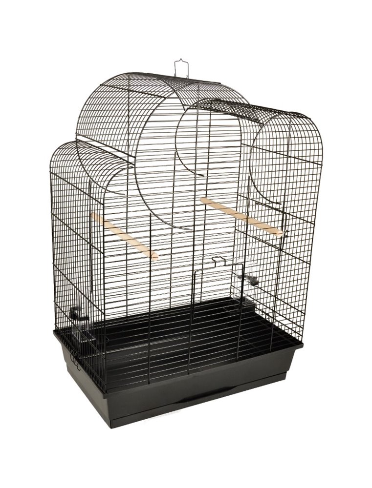 Parkietenkooi wammer 1 zwart 54x34x75cm