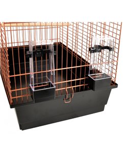 Parkietenkooi wammer 1 koper 54x34x75cm