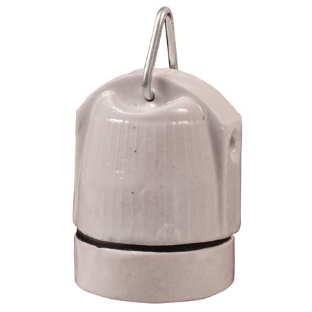 Keramische fitting (e27) met ophanghaak