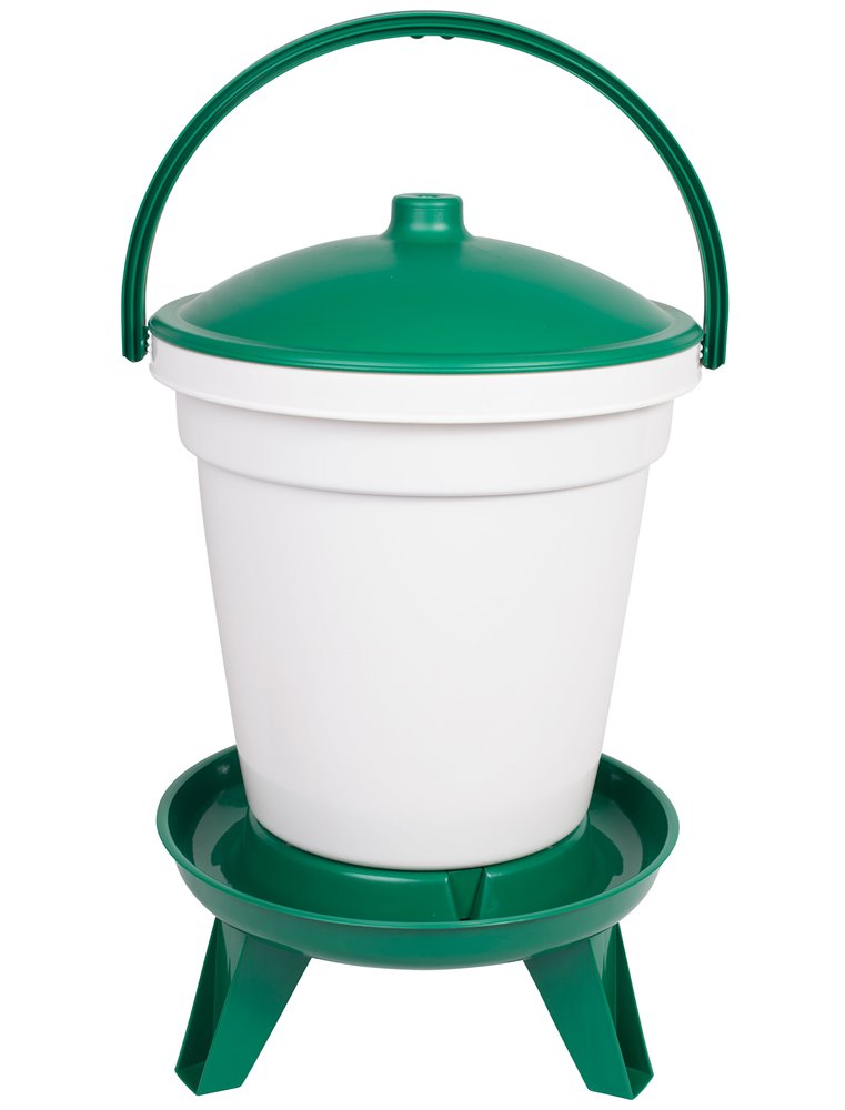 Aut. drinkbak 18ltr., ZONDER poten groen