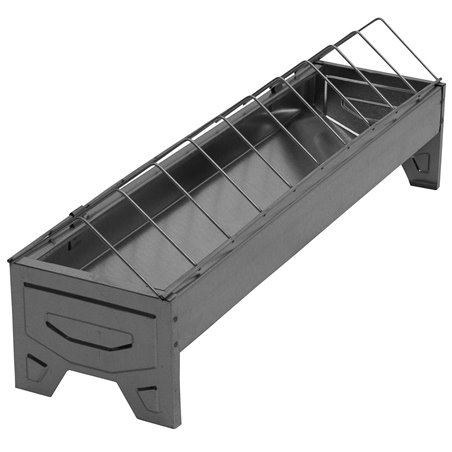 Pluimveevoerbak 50cm verzinkt draadgril